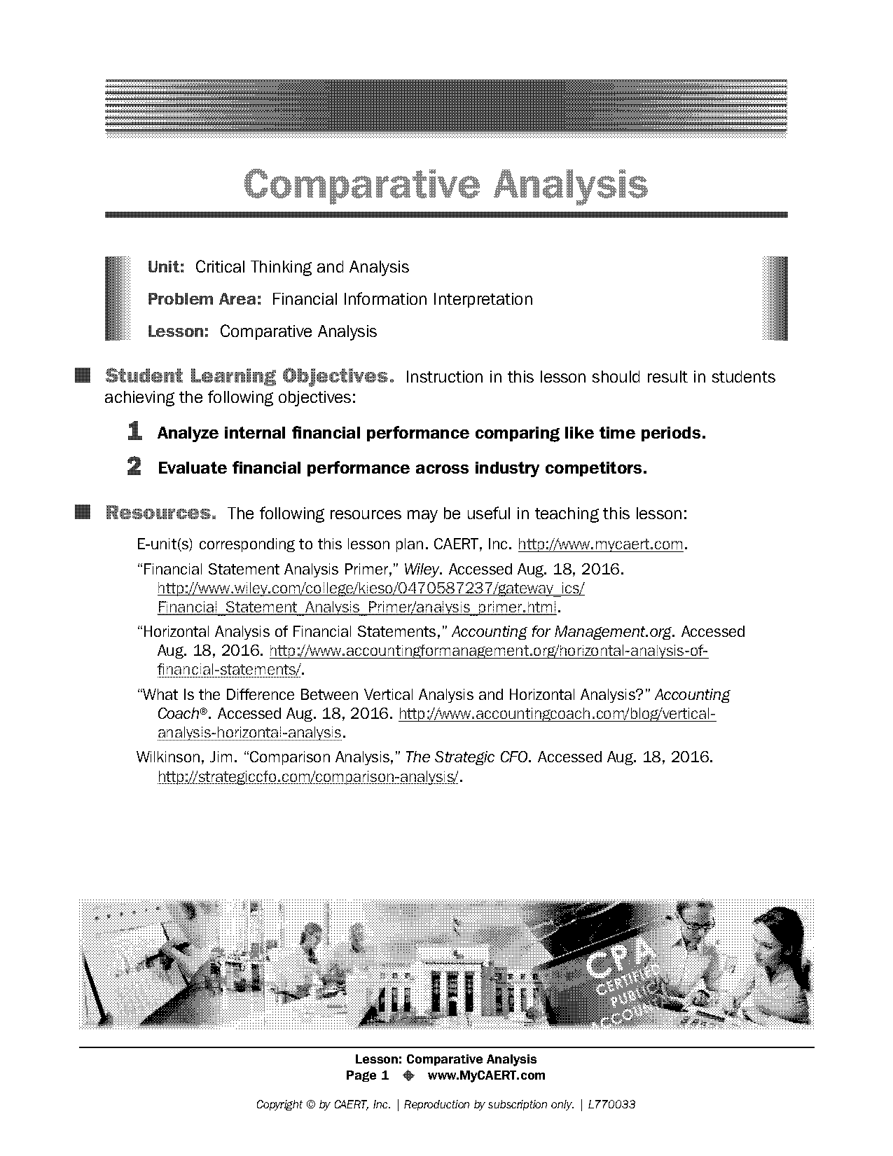 comparative financial statement analysis example